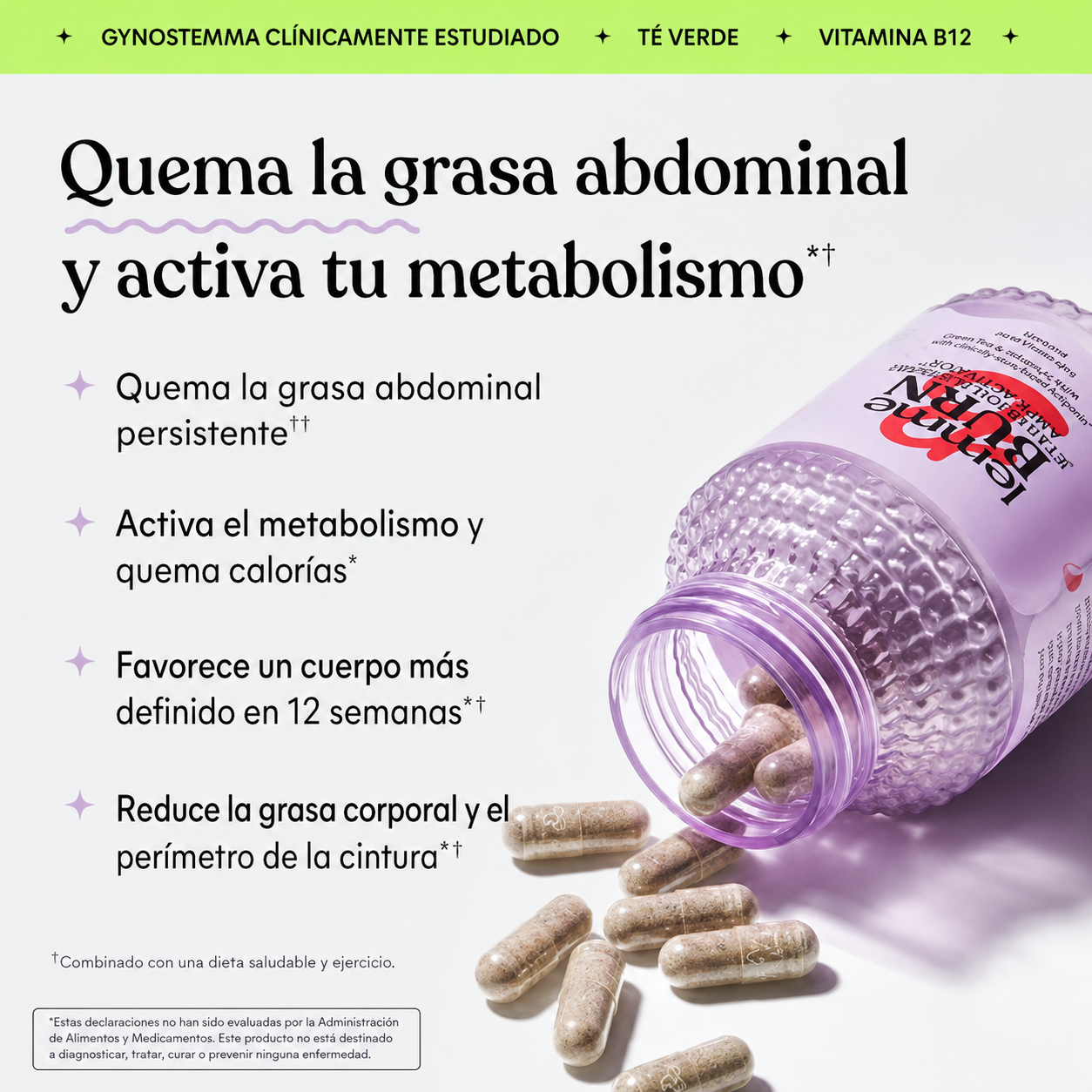Lemme Burn: Quema grasa abdominal y activa tu metabolismo.